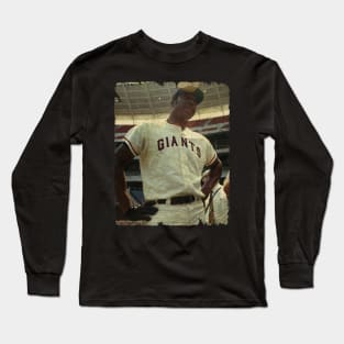 Willie McCovey in San Francisco Giants Long Sleeve T-Shirt